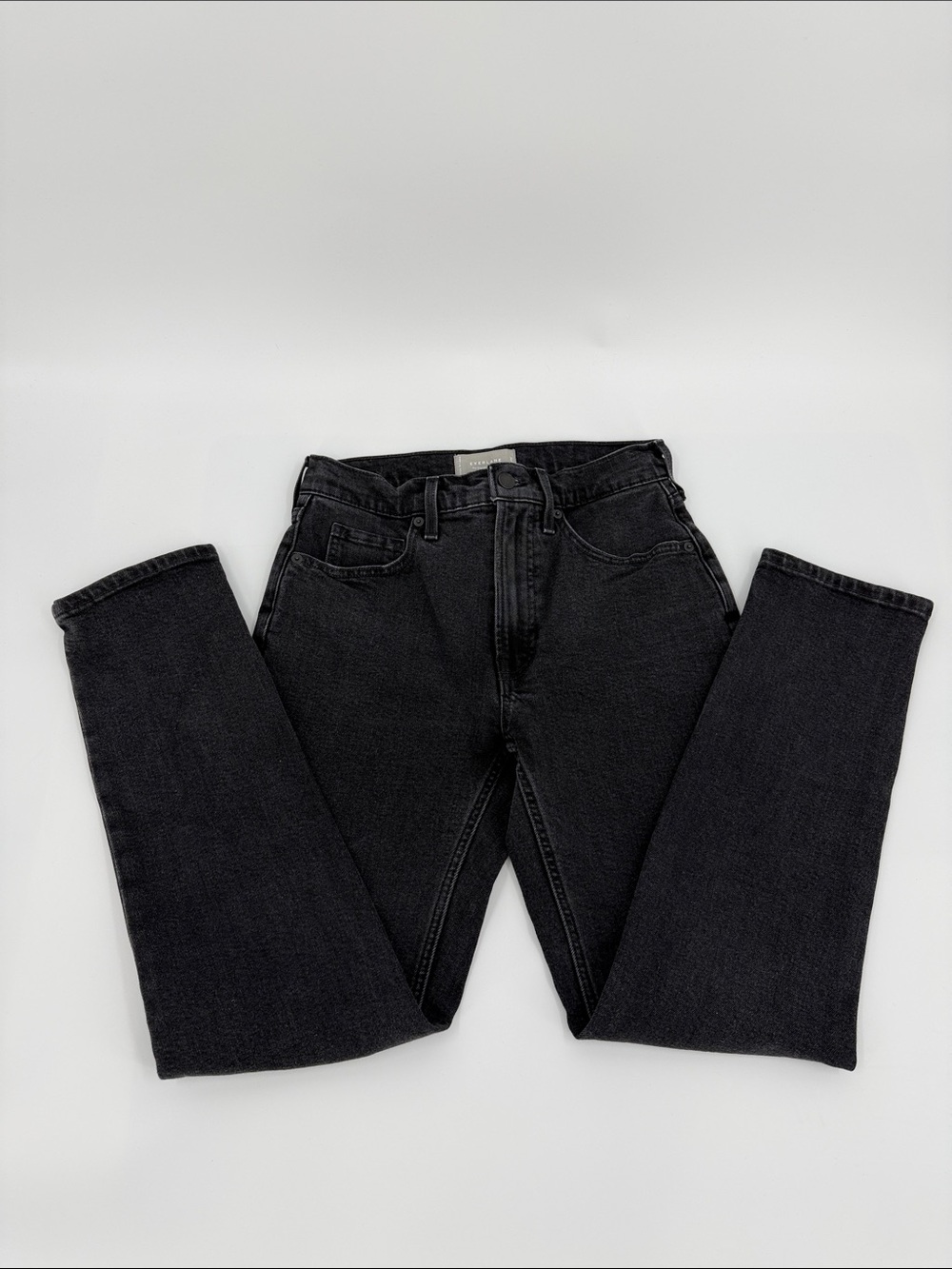 Everlane Black Denim Straight -Leg Jeans